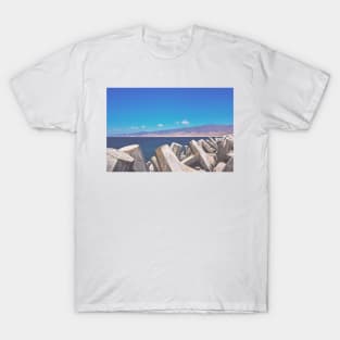 Sea wall, Oman T-Shirt